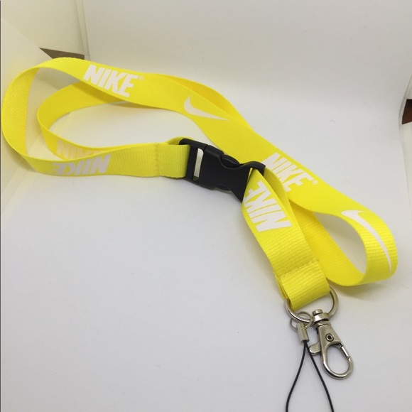 yellow nike lanyard